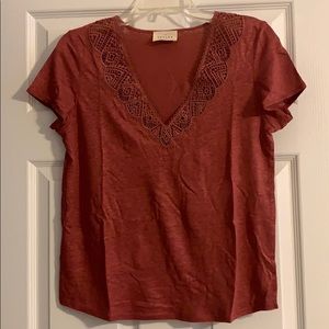 Excellent condition Sezane Mina shirt size S Rose